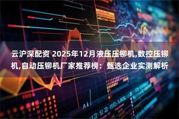 云沪深配资 2025年12月液压压铆机,数控压铆机,自动压铆机厂家推荐榜：甄选企业实测解析